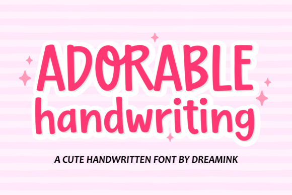 Adorable Handwriting Font for Crafters