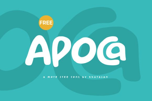 Apoca: A Relaxed Display Typeface