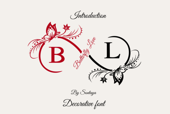 Butterfly Love Font