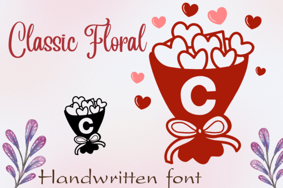 Classic Floral Font