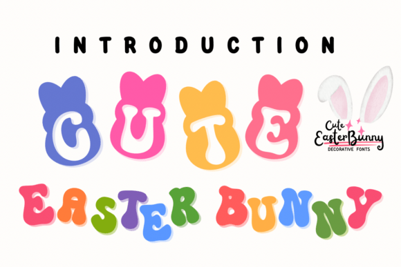 Cute Easter Bunny Font