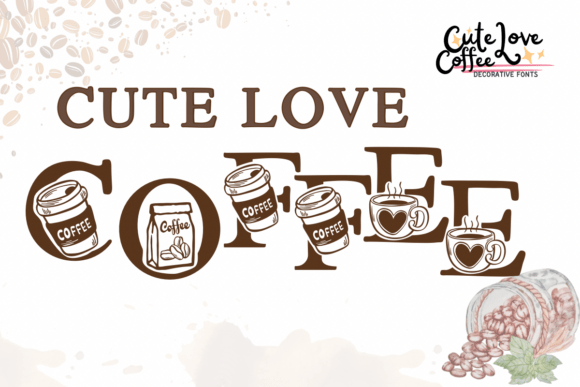 Cute Love Coffee Font