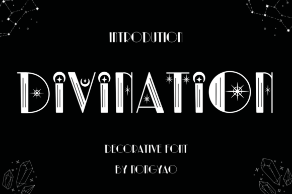 Divination: A Decorative Font for Editorial Elegance
