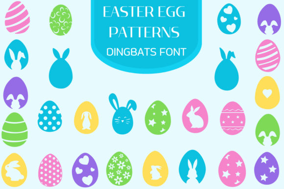 Easter Egg Patterns Font for Business