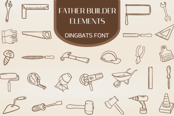Father Builder Elements Font