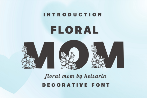 Floral Mom Font for Business