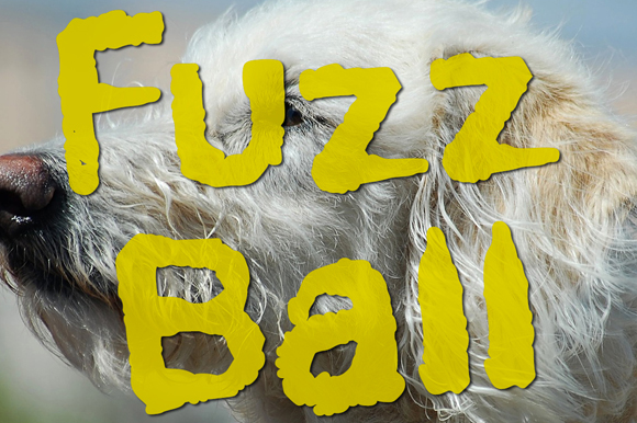 Fuzzball: A Fuzzy Font for Creative Marketing