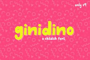 Ginidino: A Quirky Sans Serif for Child-Centric Design