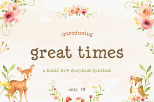 Great Times Font for Web Design
