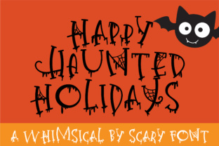 Happy Haunted Holidays Font