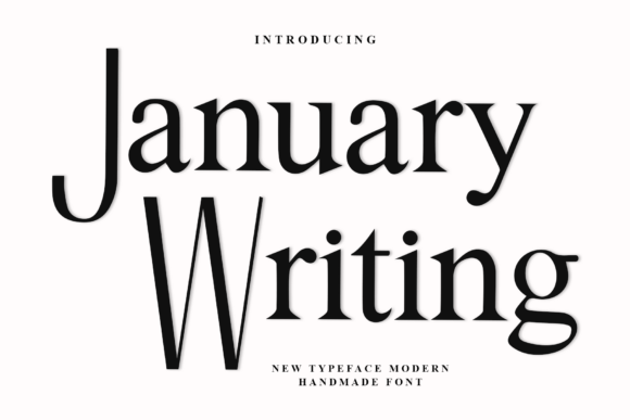 January Writing: A Warm Font for Thoughtful Design