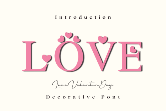 Love Valentine Day Font