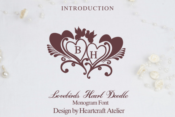 Lovebirds Heart Doodle Font