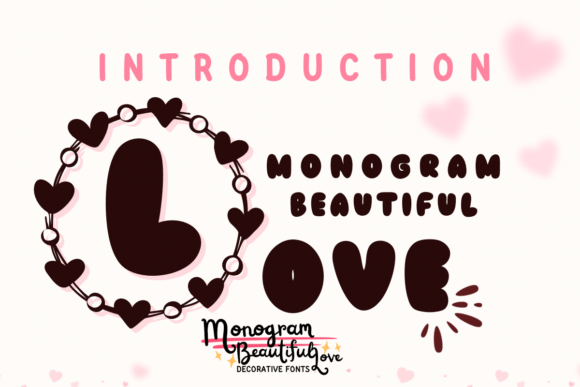 Monogram Beautiful Love Font