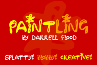 Paintling: A Playful Font for Creative Campaigns