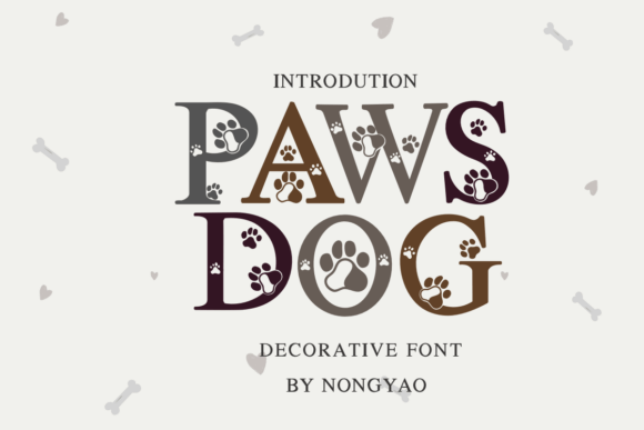 Paws Dog Font: A Creative Touch for Campaigns