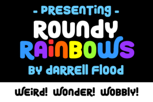 Roundy Rainbows: A Quirky Font for Creative Projects