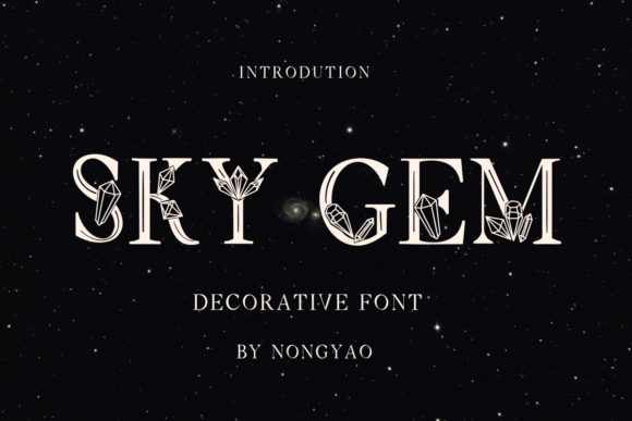 Sky Gem: A Stylish Font for Business Branding