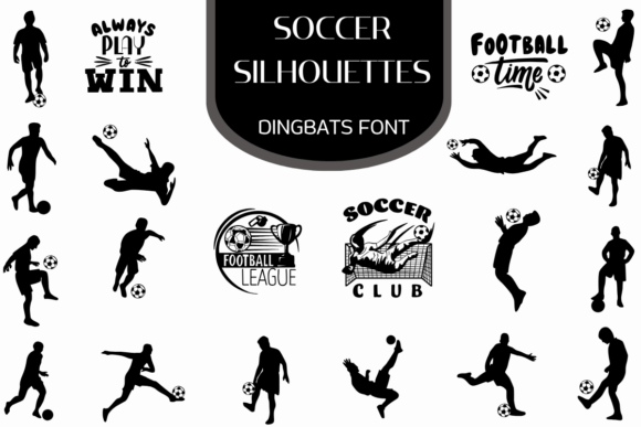 Soccer Silhouettes Font