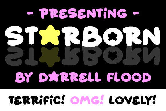 Starborn: A Creative Font for Editorial Design