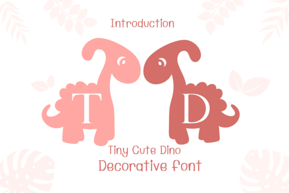 Tiny Cute Dino Font for Creative Projects